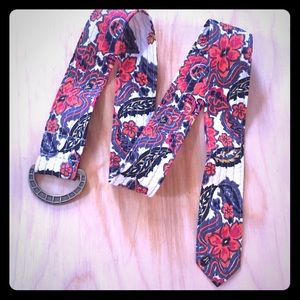 JCrew Patterned Cotton Belt